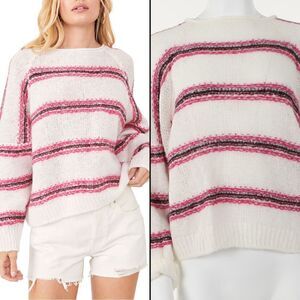 Free People Women's Hockley Alpaca-Blend Striped Sweater